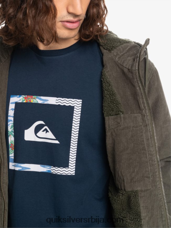 мушкарци Quiksilver јакна од сумота са троструким везицама лист грожђа Z824VN1557