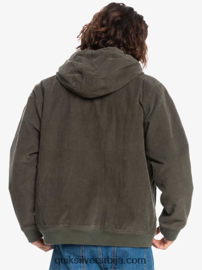 мушкарци Quiksilver јакна од сумота са троструким везицама лист грожђа Z824VN1557