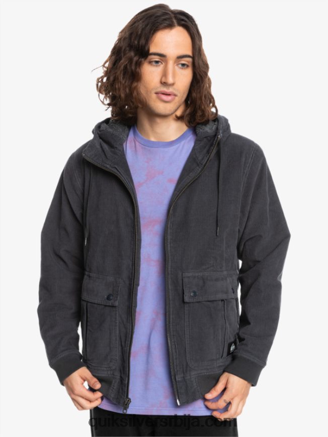мушкарци Quiksilver јакна од сумота са троструким везицама тармац Z824VN1558