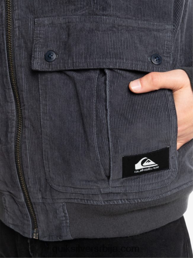 мушкарци Quiksilver јакна од сумота са троструким везицама тармац Z824VN1558