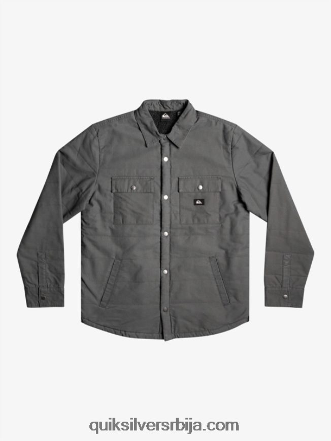 мушкарци Quiksilver довнраил платнена јакна гвоздена капија Z824VN1566
