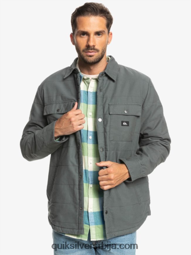 мушкарци Quiksilver довнраил платнена јакна гвоздена капија Z824VN1566