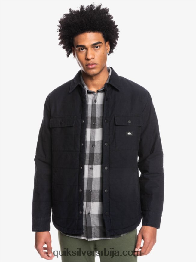 мушкарци Quiksilver довнраил платнена јакна црн Z824VN1568