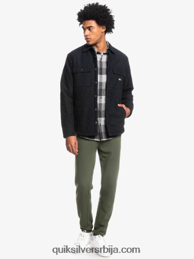 мушкарци Quiksilver довнраил платнена јакна црн Z824VN1568