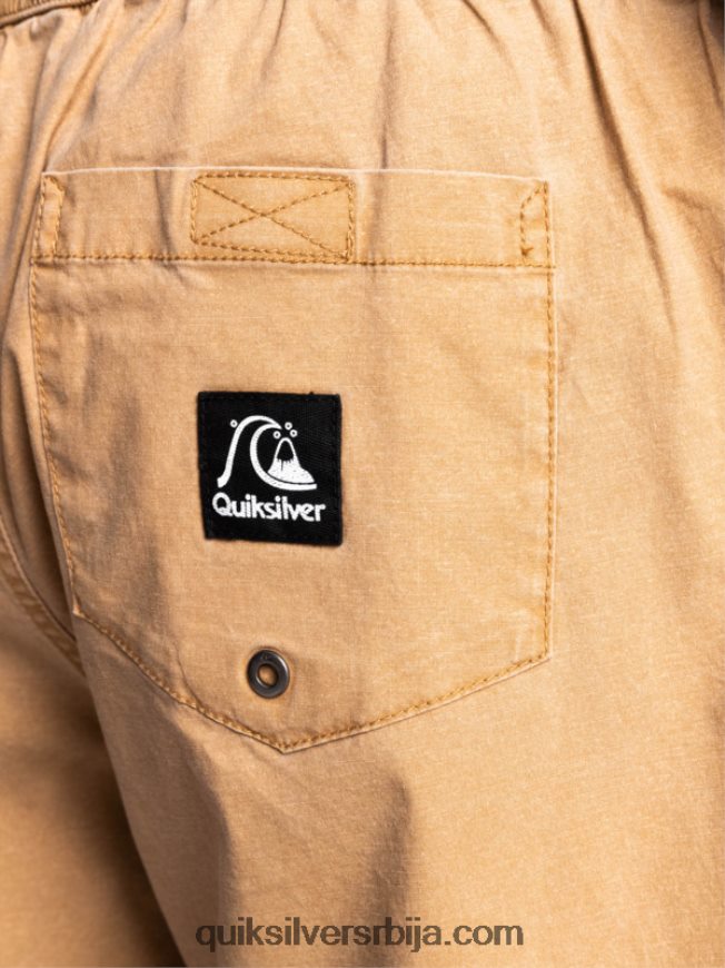 мушкарци Quiksilver таксер 17 шортс са еластичним струком танин Z824VN1377