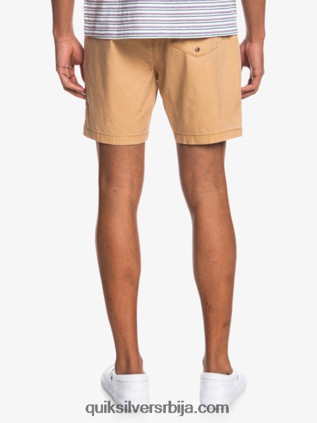 мушкарци Quiksilver таксер 17 шортс са еластичним струком танин Z824VN1377