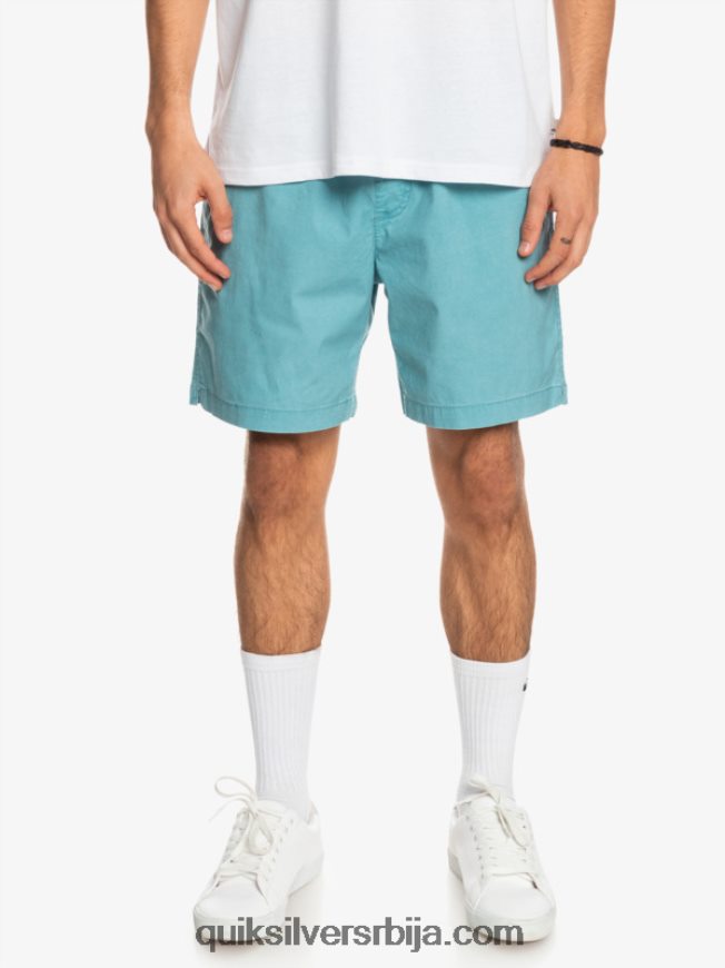 мушкарци Quiksilver таксер 17 шортс са еластичним струком делпхиниум блуе Z824VN1378