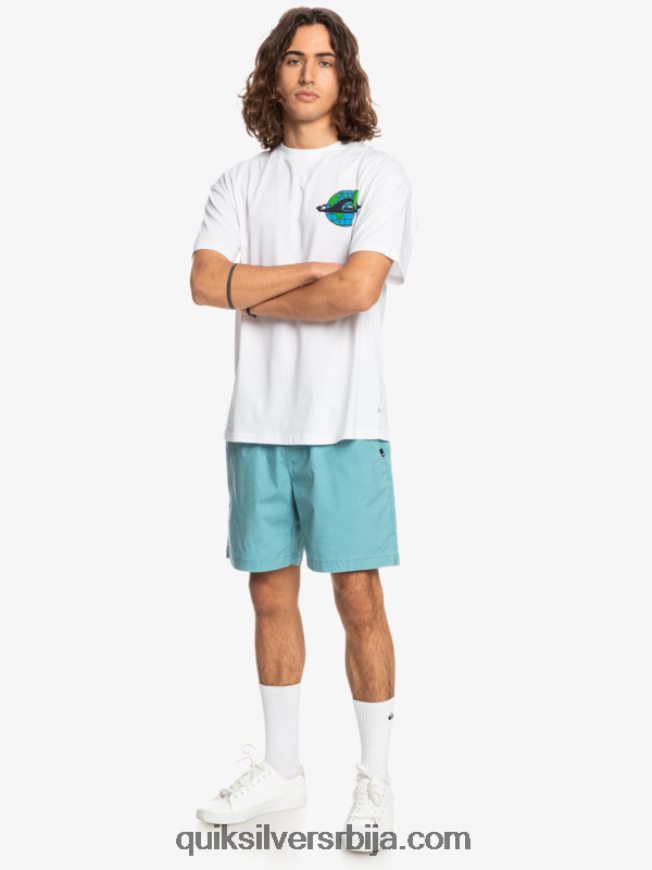 мушкарци Quiksilver таксер 17 шортс са еластичним струком делпхиниум блуе Z824VN1378