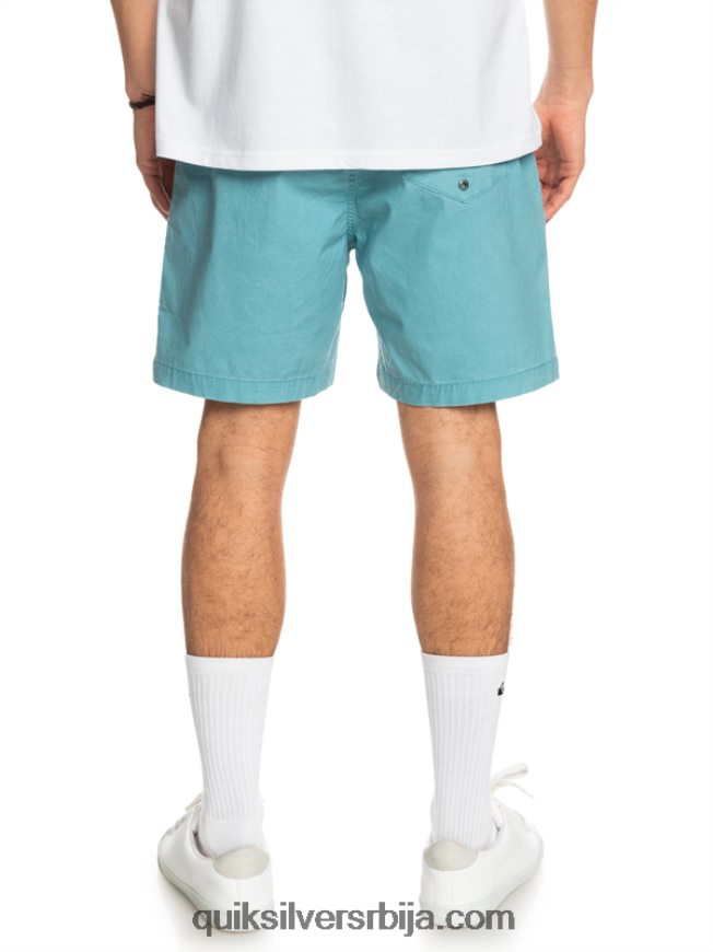 мушкарци Quiksilver таксер 17 шортс са еластичним струком делпхиниум блуе Z824VN1378