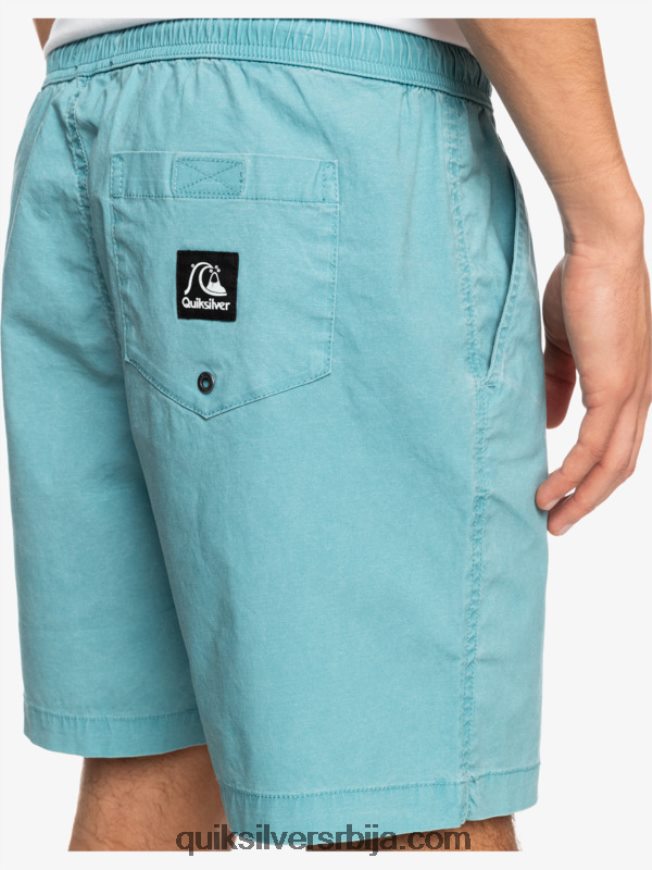 мушкарци Quiksilver таксер 17 шортс са еластичним струком делпхиниум блуе Z824VN1378