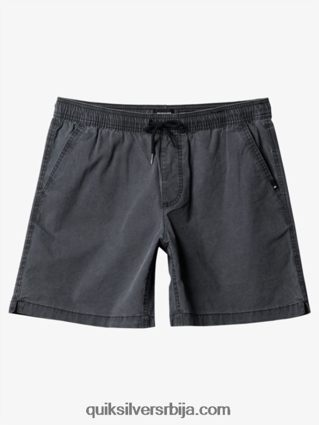 мушкарци Quiksilver таксер 17 шортс са еластичним струком црн Z824VN1381