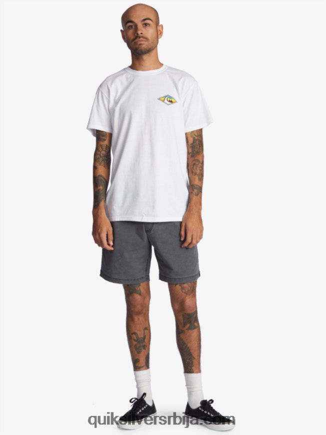 мушкарци Quiksilver таксер 17 шортс са еластичним струком црн Z824VN1381