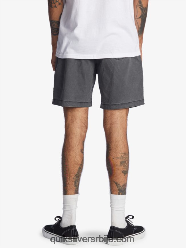 мушкарци Quiksilver таксер 17 шортс са еластичним струком црн Z824VN1381