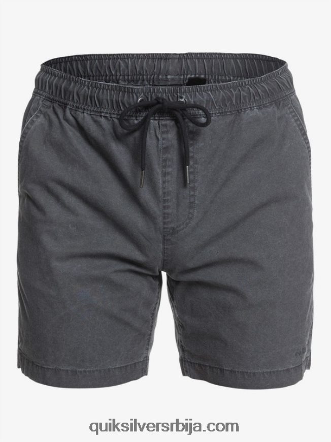 мушкарци Quiksilver таксер 17 шортс са еластичним струком црн Z824VN1381