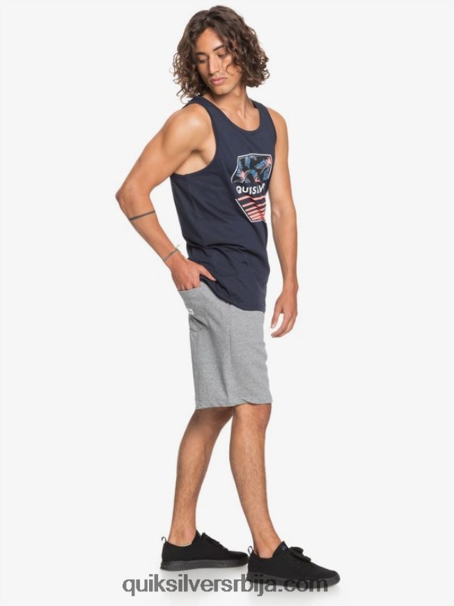 мушкарци Quiksilver Ессентиалс 19 органски тренирке светлосиви вресак Z824VN1659