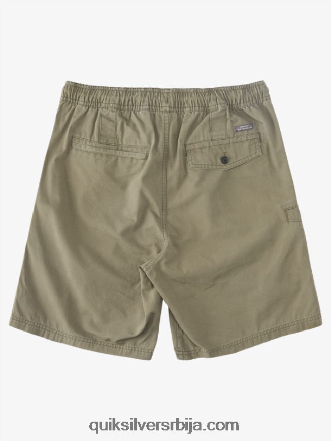 мушкарци Quiksilver Ватерман ласт лигхт еластицизед 19 шорц прашњава маслина Z824VN253