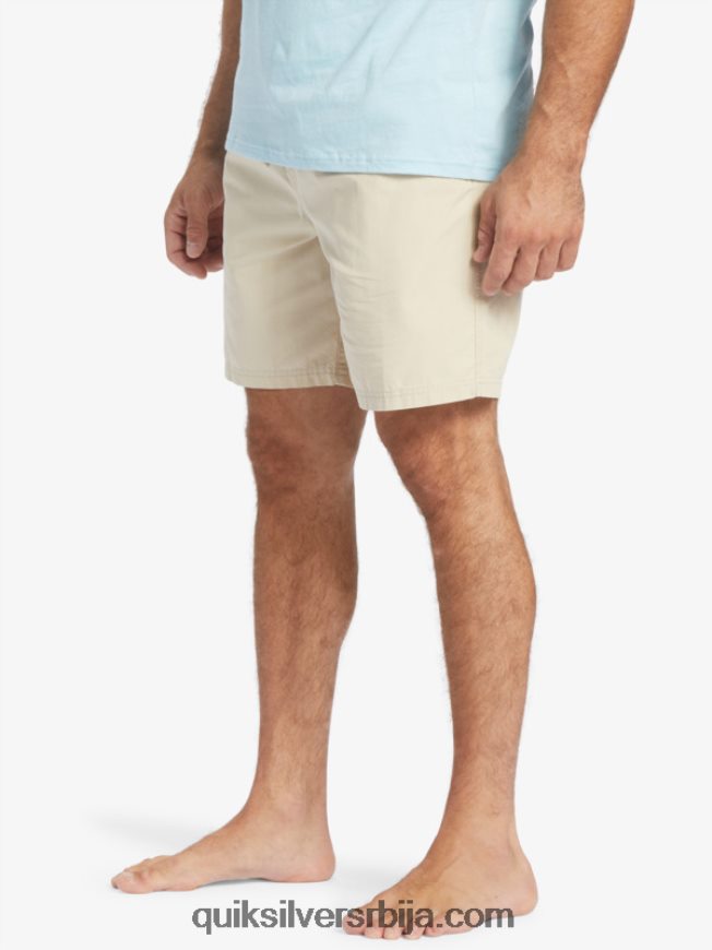 мушкарци Quiksilver Ватерман ласт лигхт еластицизед 19 шорц браон пиринач Z824VN255