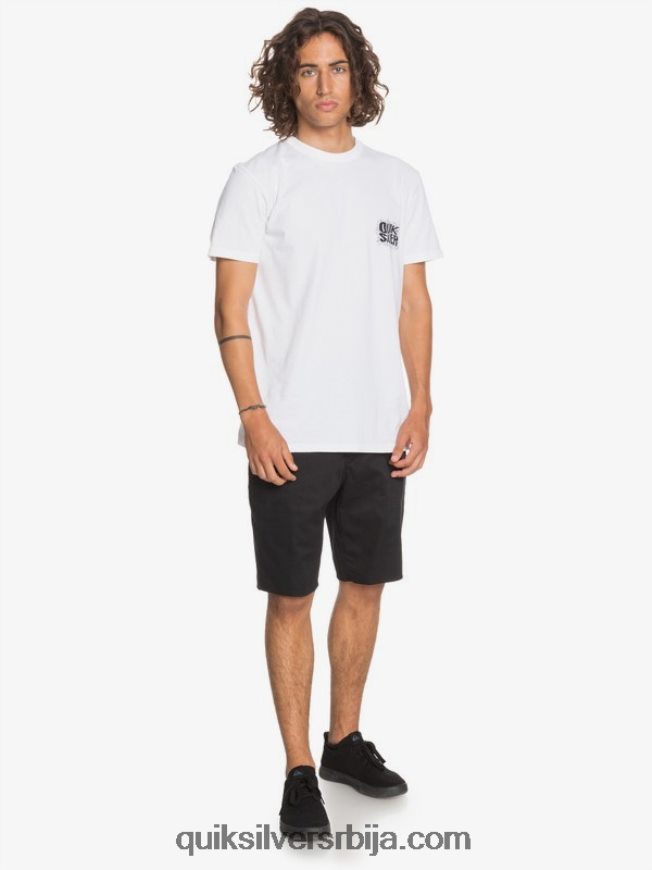 мушкарци Quiksilver свакодневне панталоне са стретцх 20 цхино џеповима црн Z824VN1314