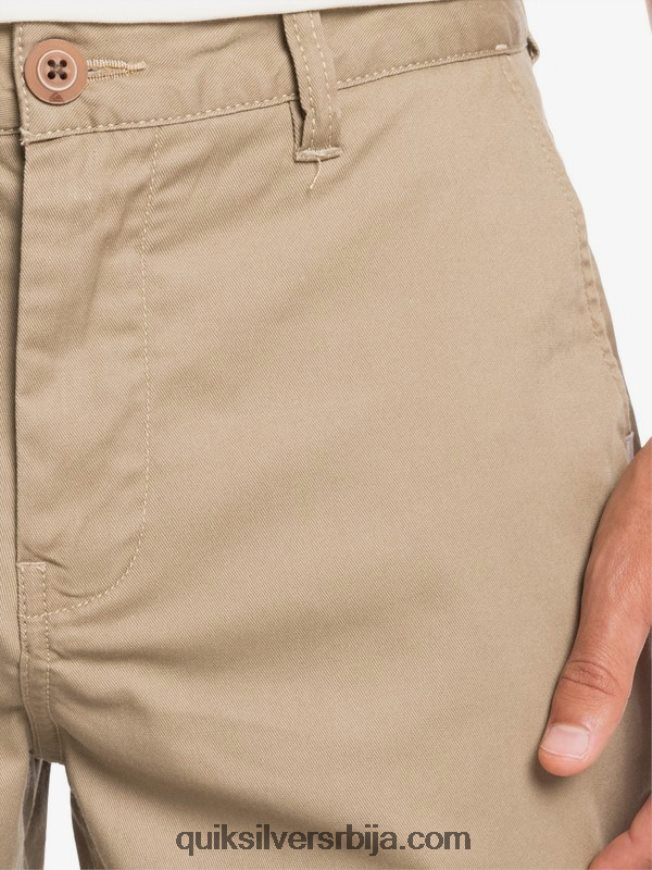 мушкарци Quiksilver свакодневне панталоне са стретцх 20 цхино џеповима елмвоод Z824VN1315