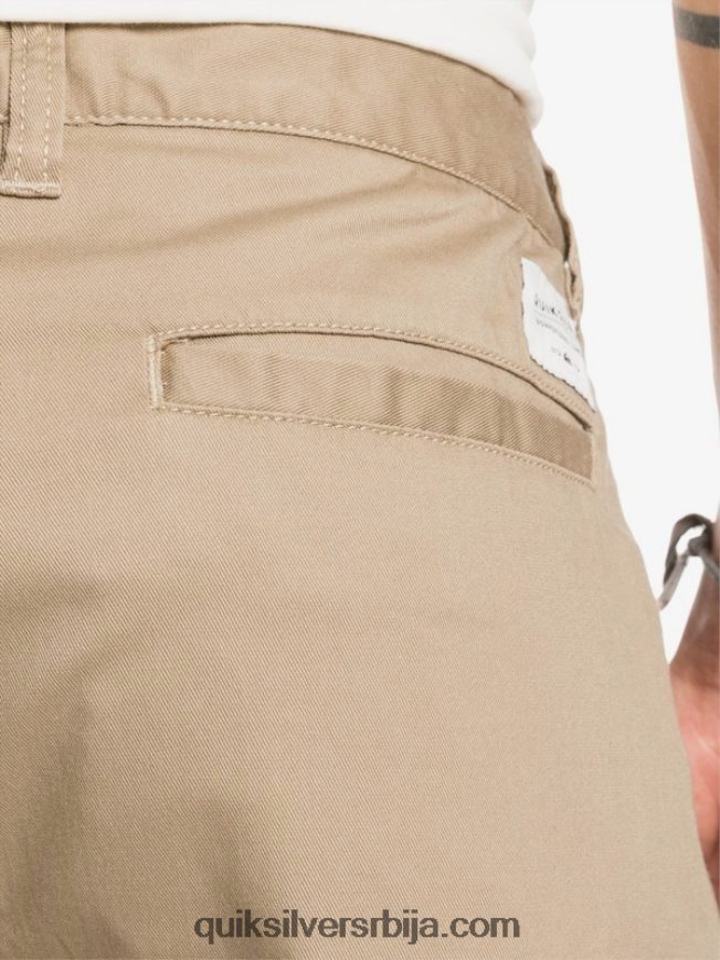 мушкарци Quiksilver свакодневне панталоне са стретцх 20 цхино џеповима елмвоод Z824VN1315