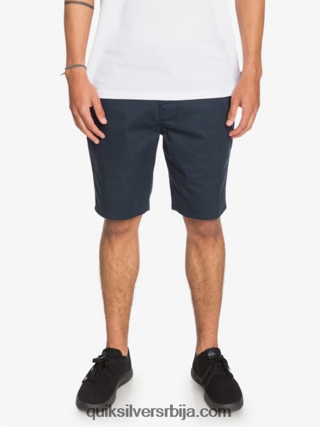 мушкарци Quiksilver свакодневне панталоне са стретцх 20 цхино џеповима морнарски сако Z824VN1316