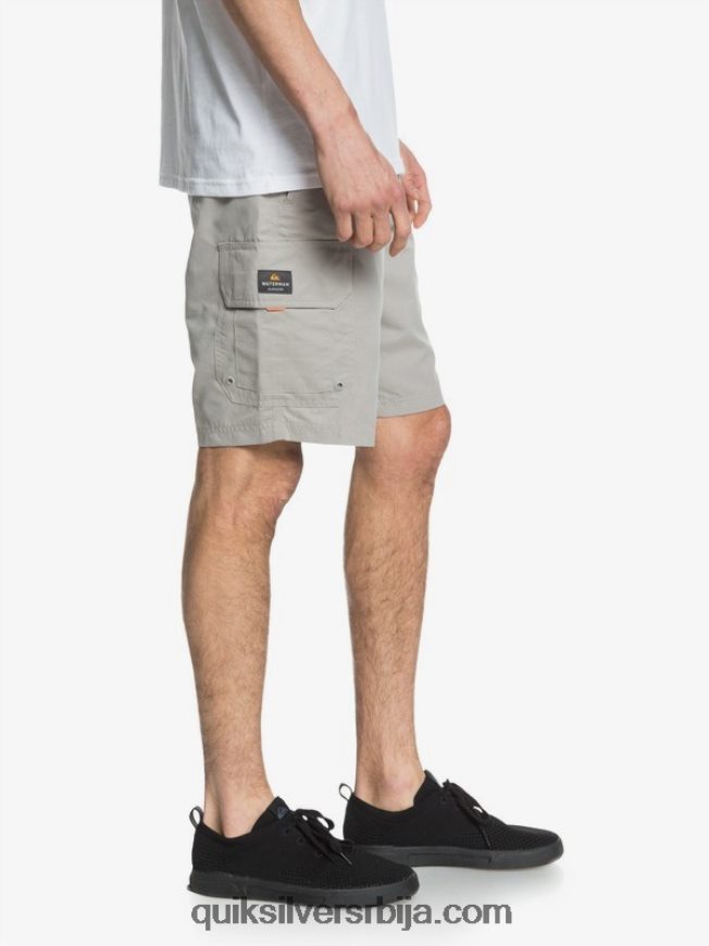 мушкарци Quiksilver Ватерман Малдиве 20 царго шорц кремена сива Z824VN1728