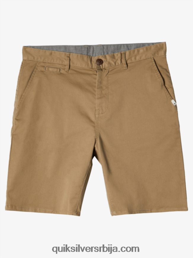 мушкарци Quiksilver свакодневне унион стретцх цхино 20 кратке хлаче елмвоод Z824VN854