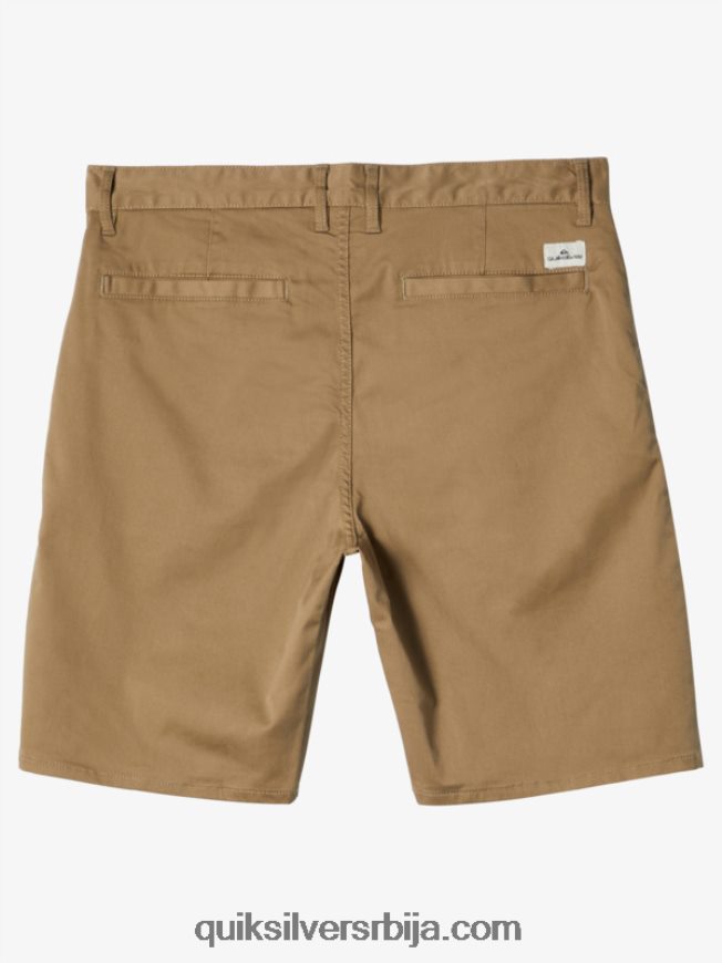 мушкарци Quiksilver свакодневне унион стретцх цхино 20 кратке хлаче елмвоод Z824VN854