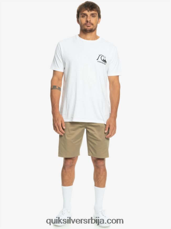 мушкарци Quiksilver свакодневне унион стретцх цхино 20 кратке хлаче елмвоод Z824VN854