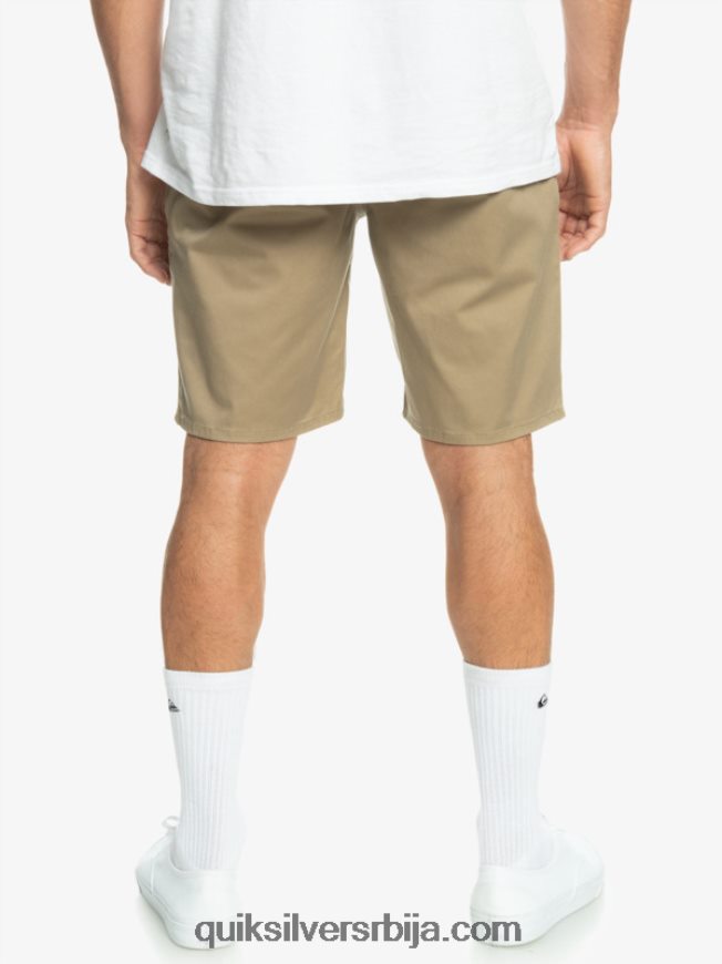 мушкарци Quiksilver свакодневне унион стретцх цхино 20 кратке хлаче елмвоод Z824VN854