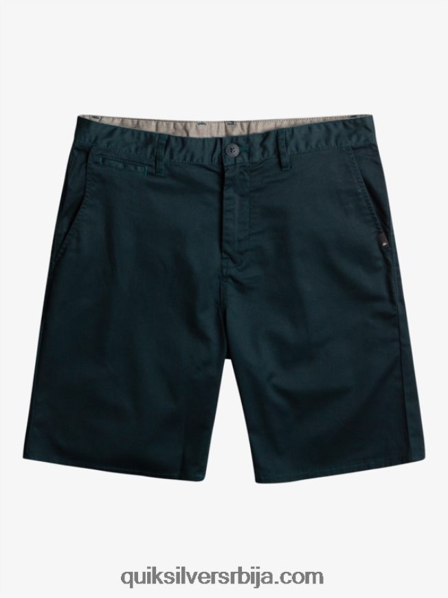 мушкарци Quiksilver свакодневне унион стретцх цхино 20 кратке хлаче морнарски сако Z824VN857