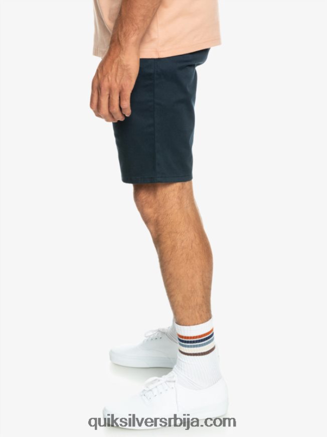 мушкарци Quiksilver свакодневне унион стретцх цхино 20 кратке хлаче морнарски сако Z824VN857