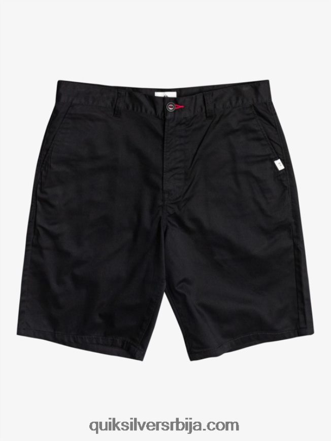 мушкарци Quiksilver шортс црест цхино 21 црн Z824VN1274