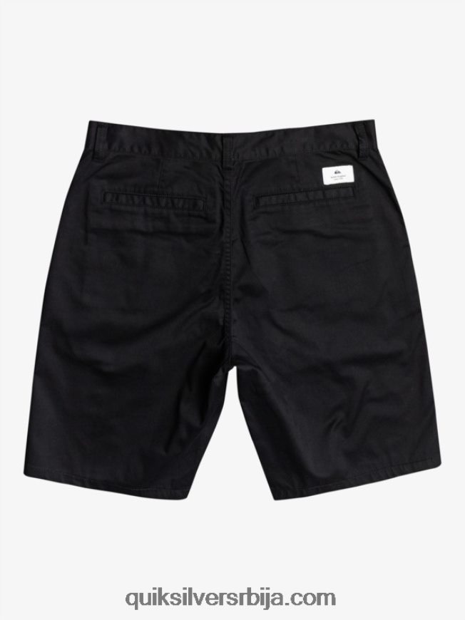 мушкарци Quiksilver шортс црест цхино 21 црн Z824VN1274