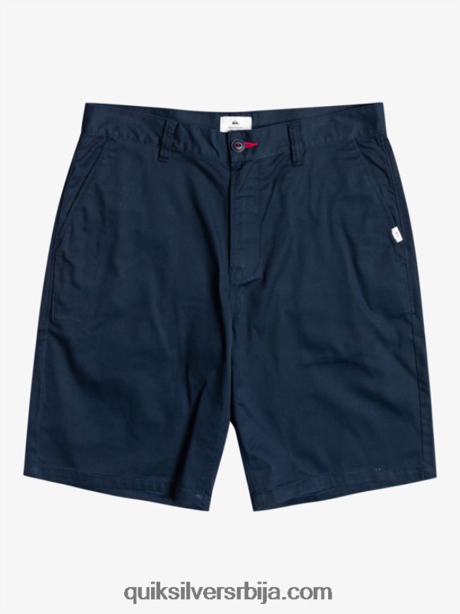 мушкарци Quiksilver шортс црест цхино 21 морнарски сако Z824VN1277