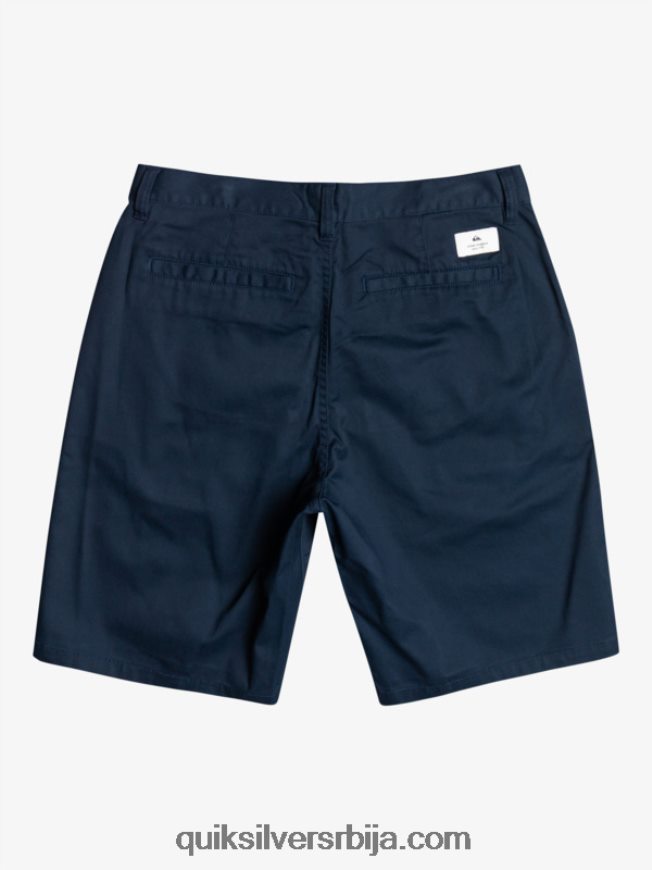 мушкарци Quiksilver шортс црест цхино 21 морнарски сако Z824VN1277