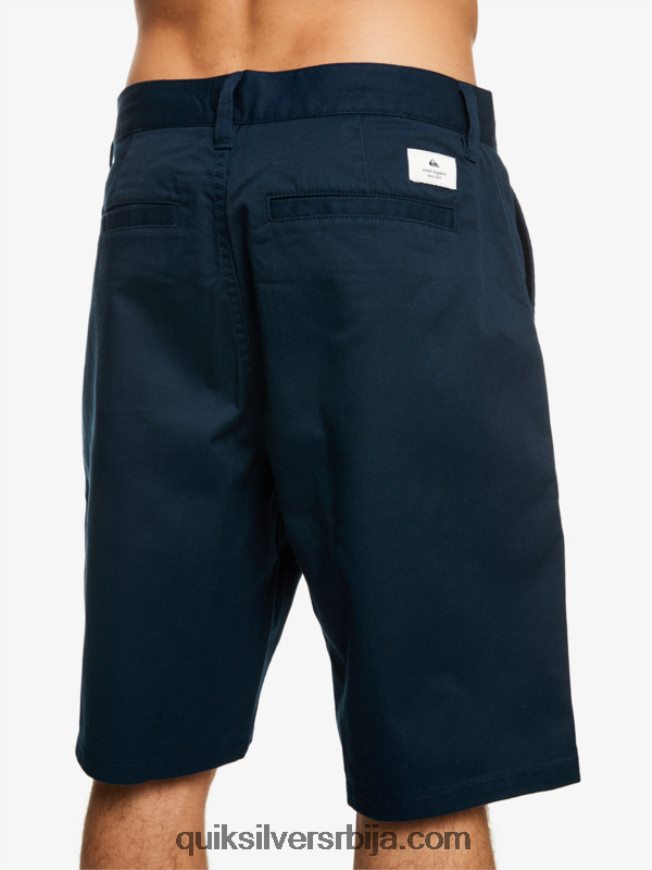 мушкарци Quiksilver шортс црест цхино 21 морнарски сако Z824VN1277