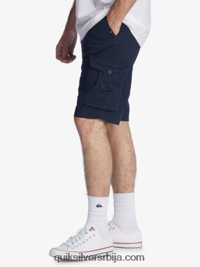 мушкарци Quiksilver шортс царго цруциал баттле 21 морнарски сако Z824VN1524