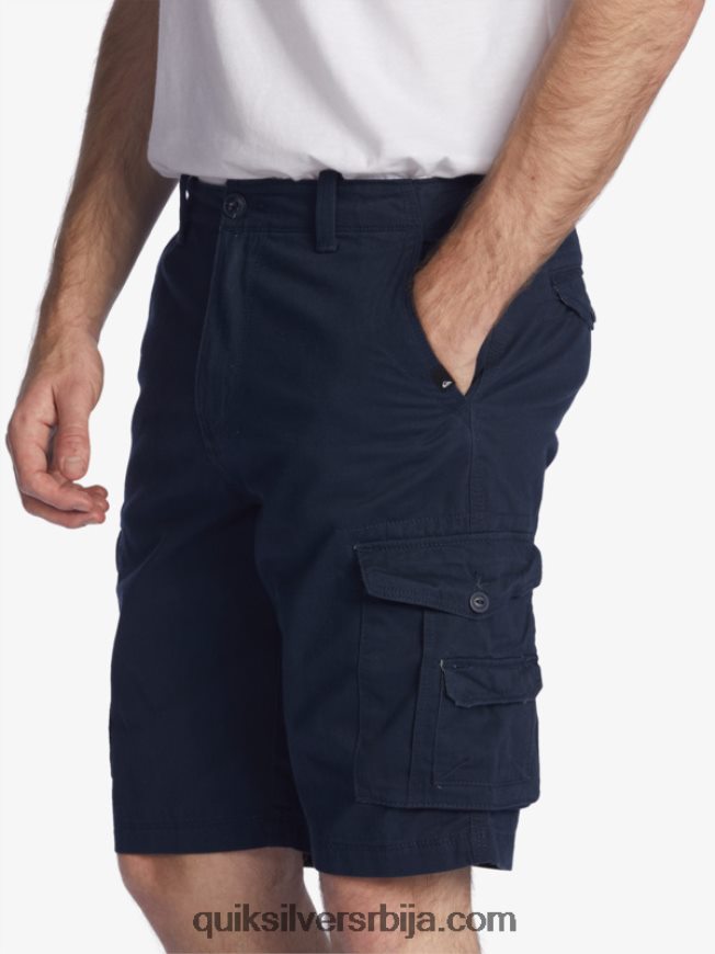 мушкарци Quiksilver шортс царго цруциал баттле 21 морнарски сако Z824VN1524