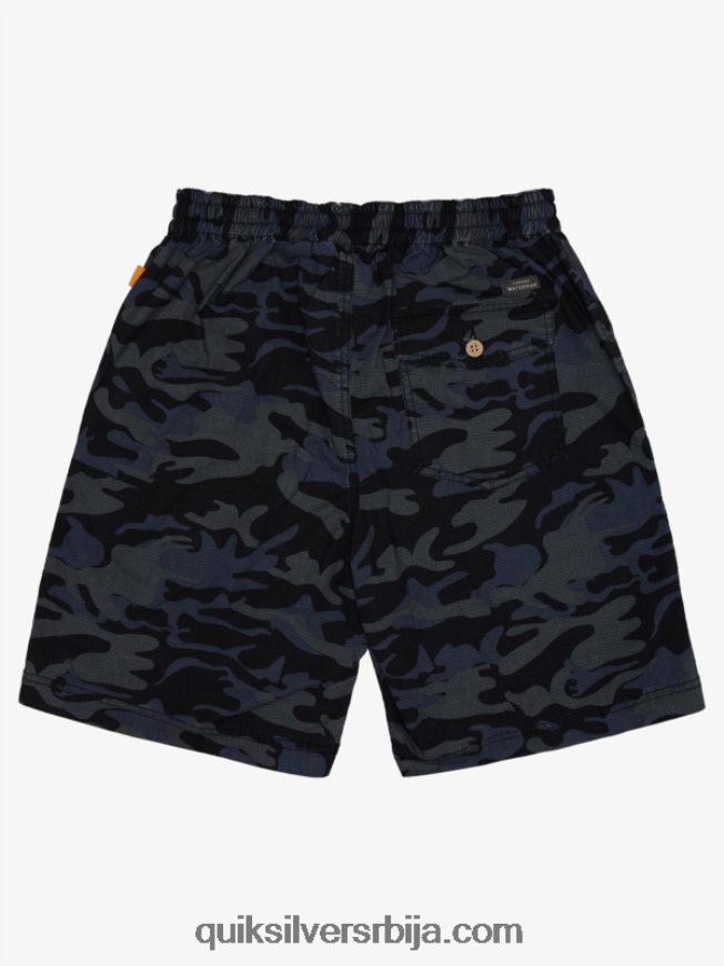 мушкарци Quiksilver ватерман афтер сурф шортс црна камуфлажа Z824VN1581
