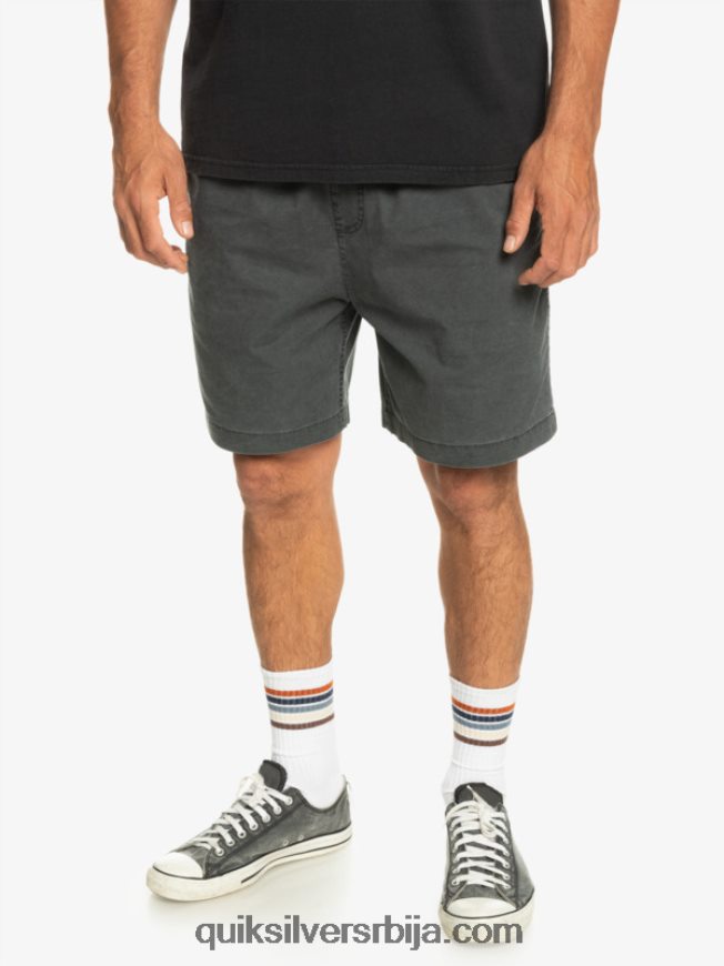 мушкарци Quiksilver таксер еластичне шортс црн Z824VN321