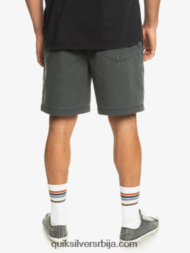 мушкарци Quiksilver таксер еластичне шортс црн Z824VN321