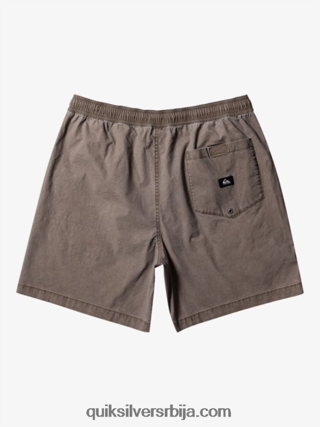 мушкарци Quiksilver таксер еластичне шортс чоколадни комадић Z824VN322