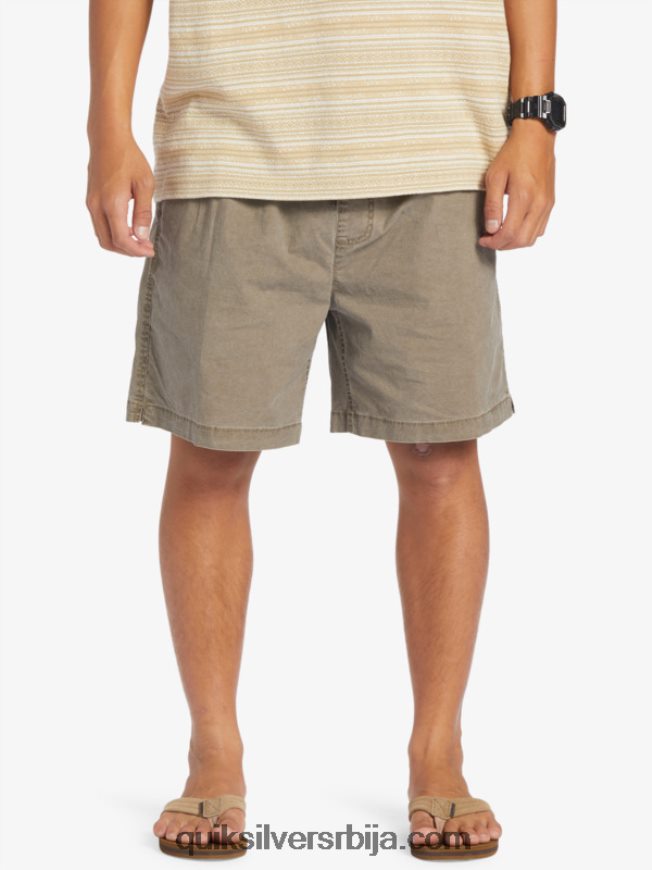 мушкарци Quiksilver таксер еластичне шортс чоколадни комадић Z824VN322