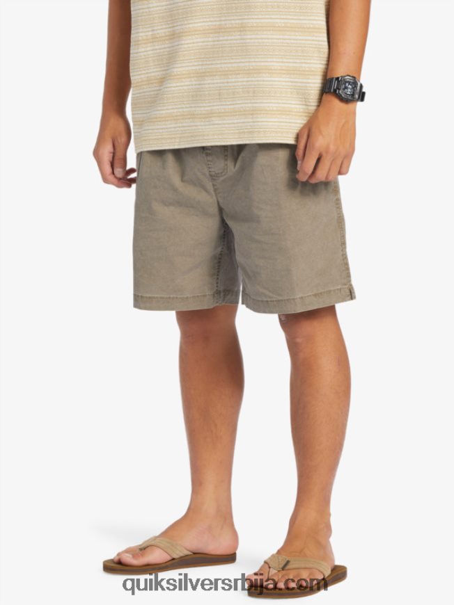мушкарци Quiksilver таксер еластичне шортс чоколадни комадић Z824VN322