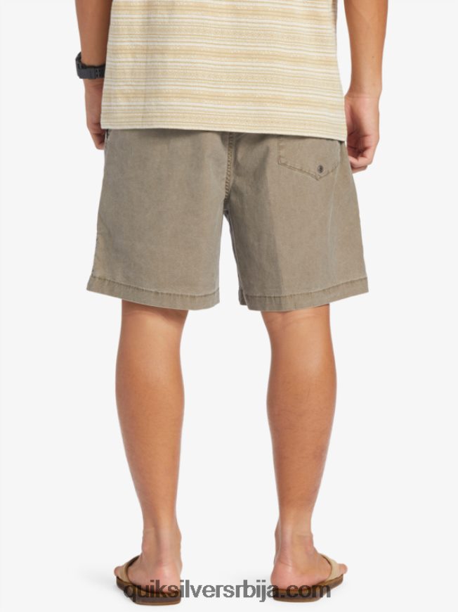 мушкарци Quiksilver таксер еластичне шортс чоколадни комадић Z824VN322