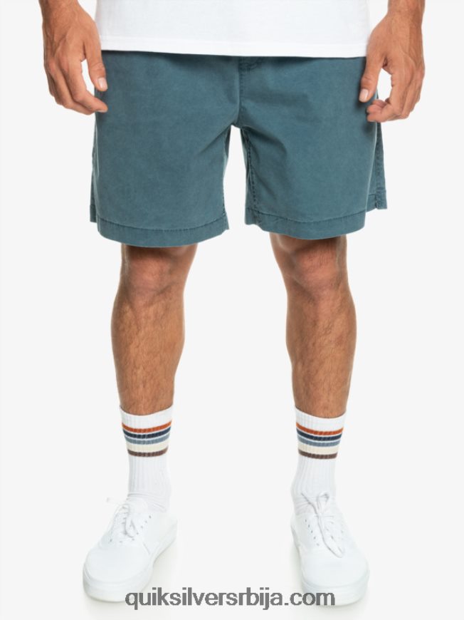 мушкарци Quiksilver таксер еластичне шортс поноћна морнарица Z824VN323