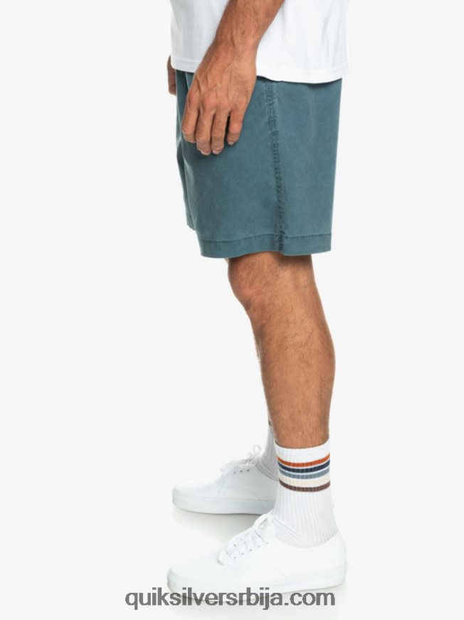 мушкарци Quiksilver таксер еластичне шортс поноћна морнарица Z824VN323