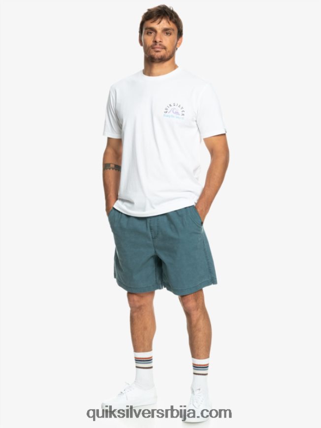 мушкарци Quiksilver таксер еластичне шортс поноћна морнарица Z824VN323