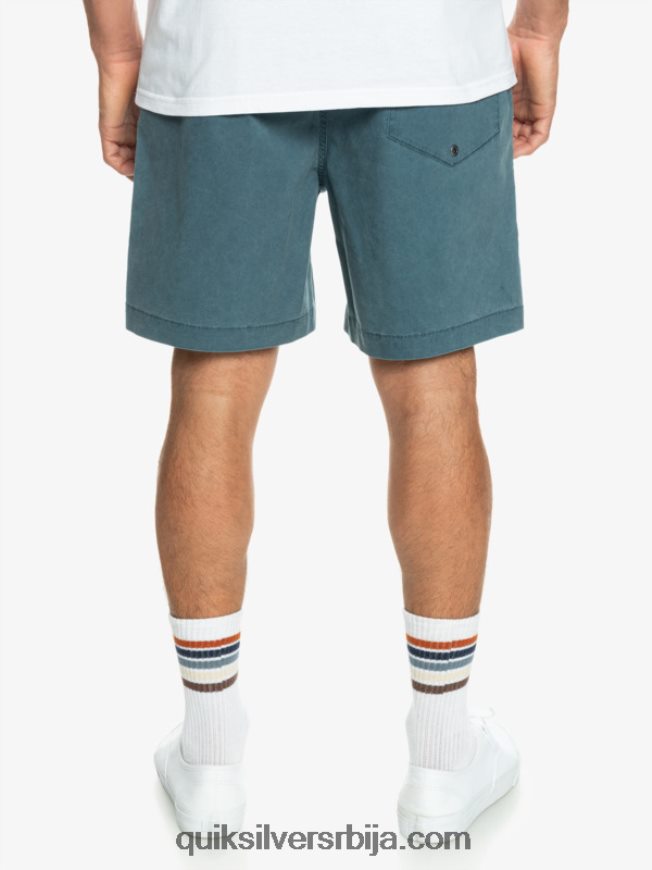 мушкарци Quiksilver таксер еластичне шортс поноћна морнарица Z824VN323
